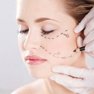 A woman receiving facelift surgery in Colorado Springs